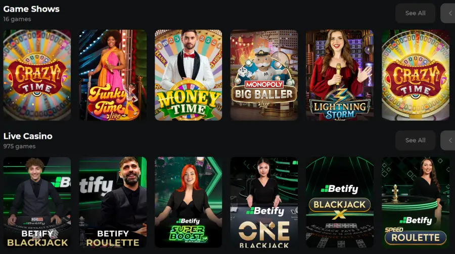 Betify casino